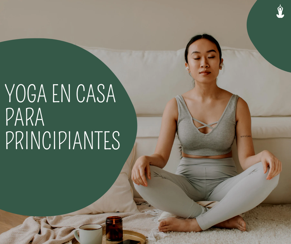 post para facebook yoga salud minimalista verde